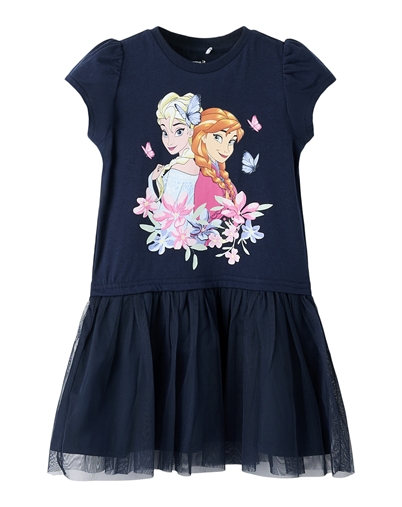 Name It - NMFEmma Frozen Tulle Kleid - Navy Blazer